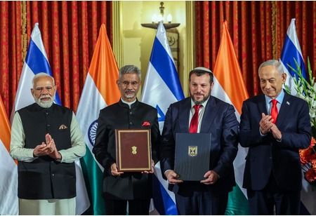 India, Israel Elevate Ties with 16 MoUs Signed