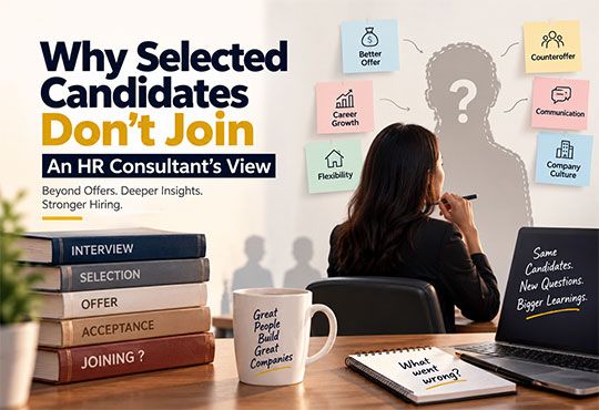Why Selected Candidates Don’t Join: An HR Consultant’s View