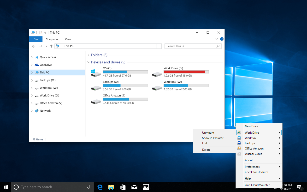 CloudMounter: Mounting cloud storages and web servers to Mac as local disks
