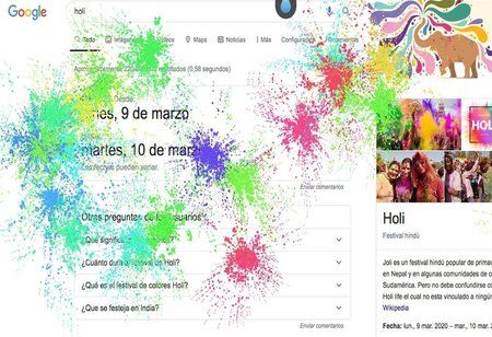 Google Easter Egg Launches Water Balloons at the Screen on Holi 2024