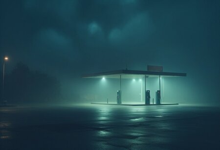 A Fuel Station in Space for Satellites to be Refueled