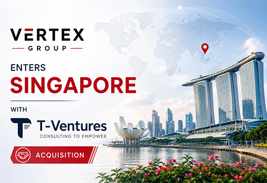 Vertex Group Enters Singapore With T-Ventures Acquisition