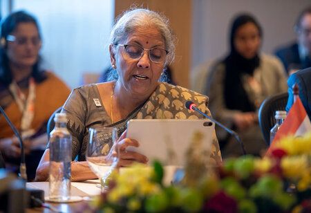Sitharaman Urges BRICS to Lead in Fair Global Cooperation, Highlights India’s Economic Strength