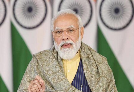 PM Modi meets Foxconn chief Young Liu and hails manufacturing plans for India