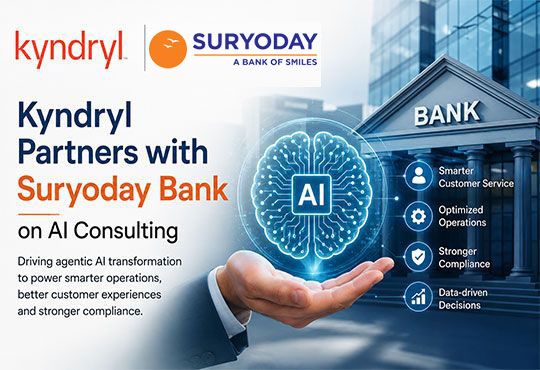Kyndryl Partners with Suryoday Bank on AI Consulting
